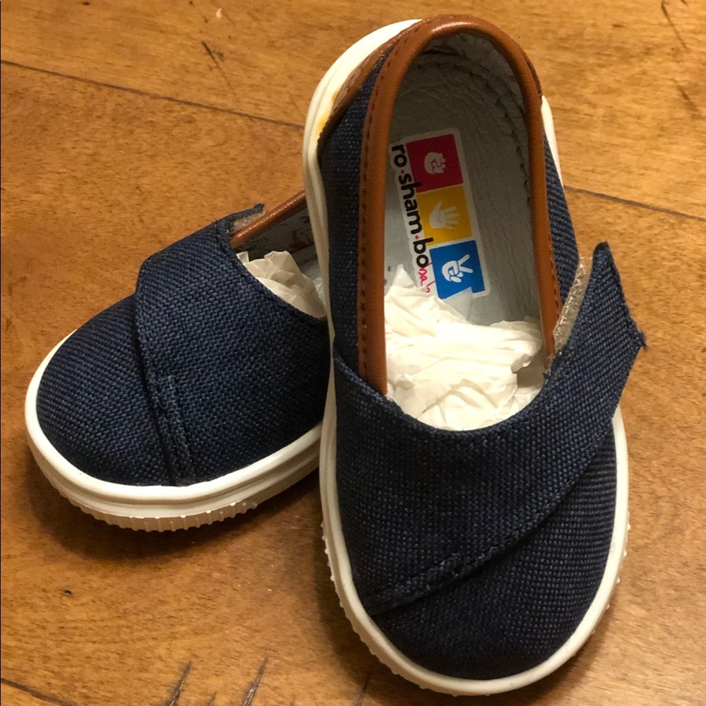 Ro-Sham-Bo Baby Steps Denim Shoes Size 5